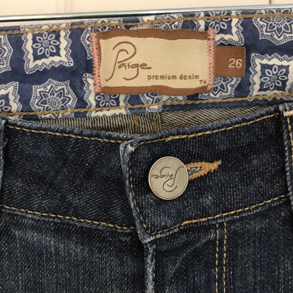 Paige size 26 jeans flare leg bottoms - Picture 2 of 8